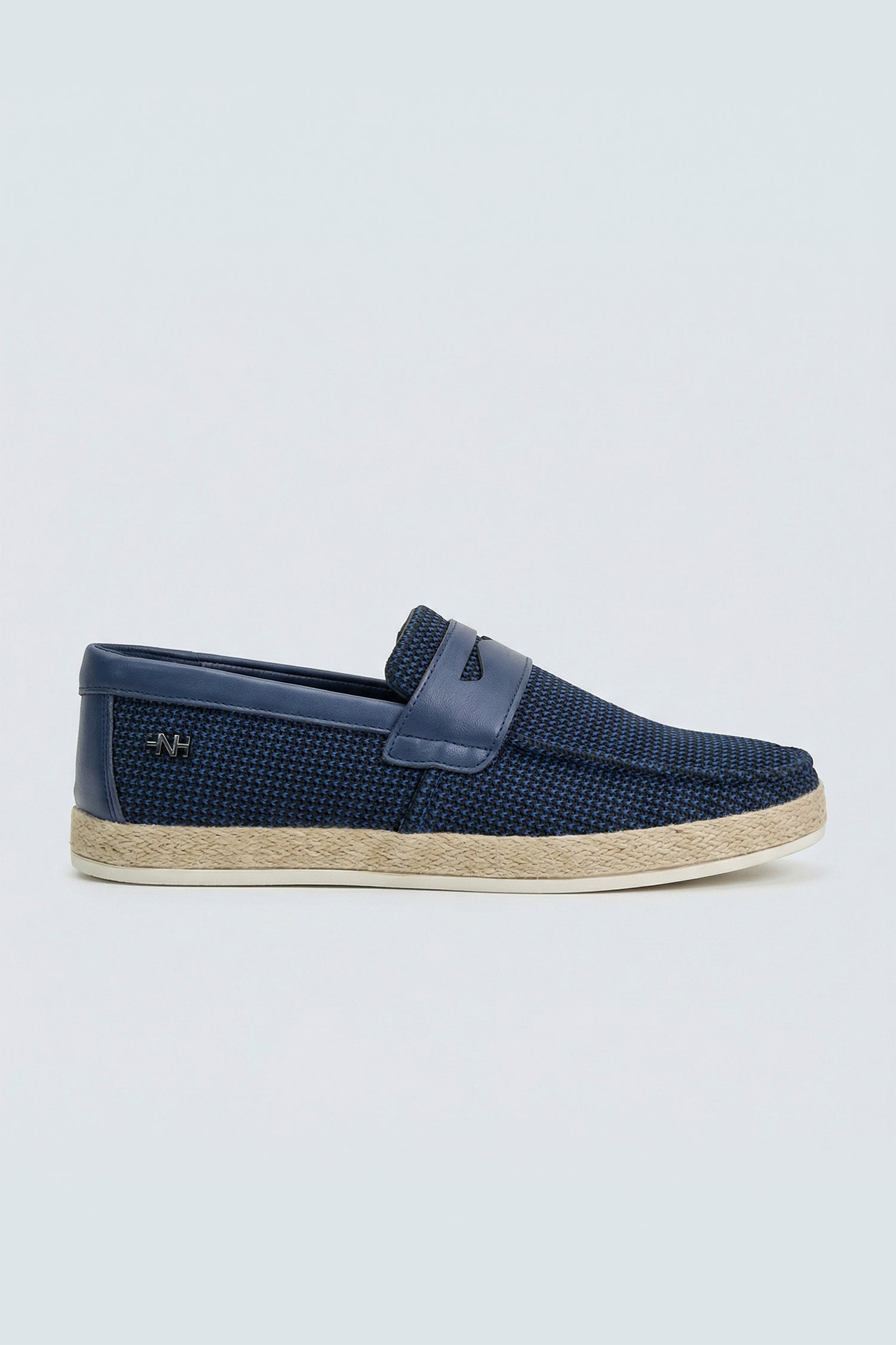 ND CITY™ Navy Contrast Yacht Loafers