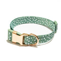 Polka Dot Dog Collar – Green